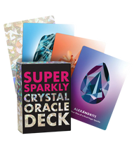 Load image into Gallery viewer, Super-Sparkly Crystal Oracle Deck