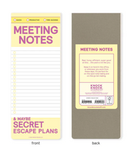 Load image into Gallery viewer, Meeting Notes