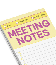 Load image into Gallery viewer, Meeting Notes