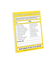 Load image into Gallery viewer, Awesome Citation Paper Notepad