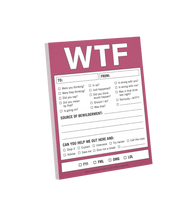 Load image into Gallery viewer, Wtf Paper Notepad