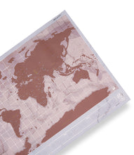 Load image into Gallery viewer, Scratch Map Rose Gold