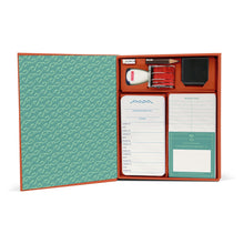 Load image into Gallery viewer, Personal Library Kit Cookbook Edition Kit With Paperboard Box, Date Stamp, Ink Pad, Paper Cards And Pockets