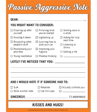Load image into Gallery viewer, Passive-Aggressive Paper Notepad