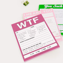 Load image into Gallery viewer, Wtf Paper Notepad