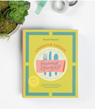 Load image into Gallery viewer, Personal Library Kit Cookbook Edition Kit With Paperboard Box, Date Stamp, Ink Pad, Paper Cards And Pockets