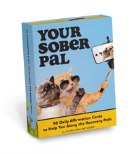 Load image into Gallery viewer, Knock Knock YOUR SOBER PAL AFFIRMATION DECK BY LAURA VAN ANTWERP
