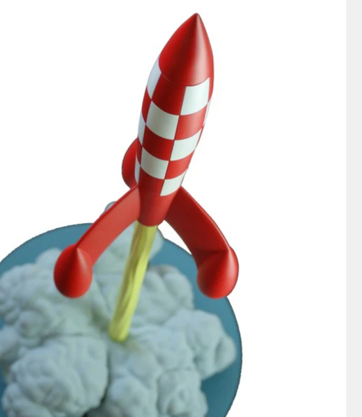 RESIN COLLECTIBLE: Icons - Take Off Rocket