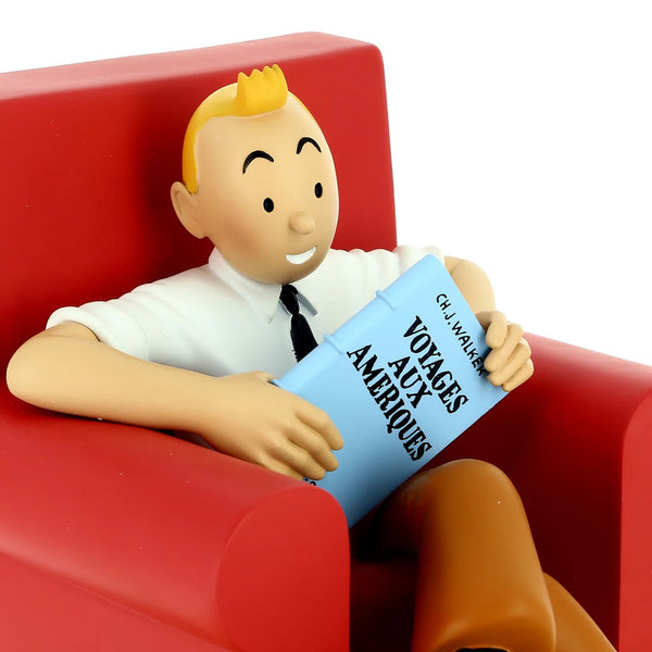 Resin Collectible Icons: Tintin Red Armchair