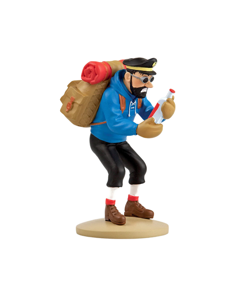 Figurine Resin: Haddock with Empty Bottle