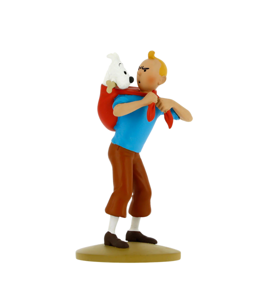 Figurine Resin: Tintin Carrying Snowy