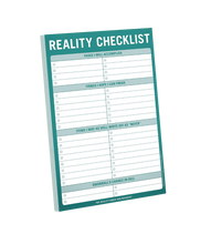 Load image into Gallery viewer, Reality Checklist Paper Notepad
