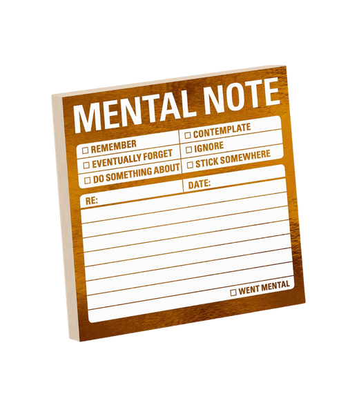 Mental Note Sticky Note
