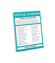 Load image into Gallery viewer, Office Citation Paper Notepad
