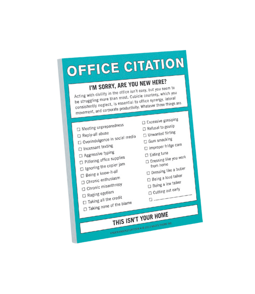 Office Citation Paper Notepad