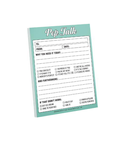 Pep Talk Paper Notepad