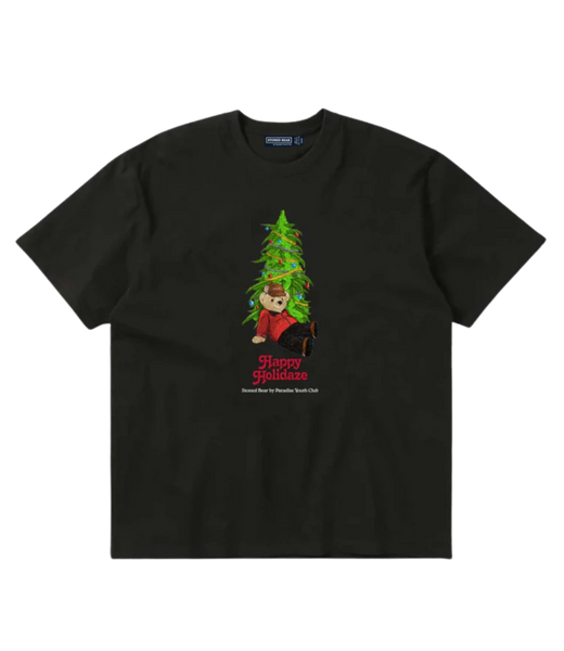 Stoned Bear Happy Holidaze Christmas Tree Tee