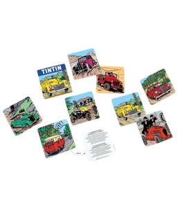 Coaster Tintin Cars Set of 8