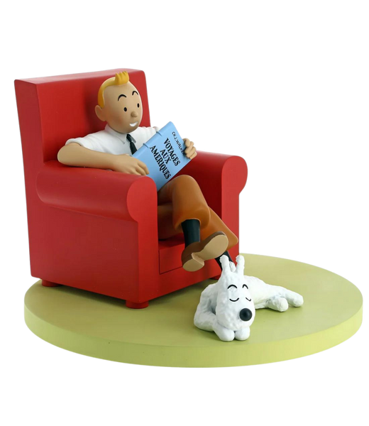 Resin Collectible Icons: Tintin Red Armchair