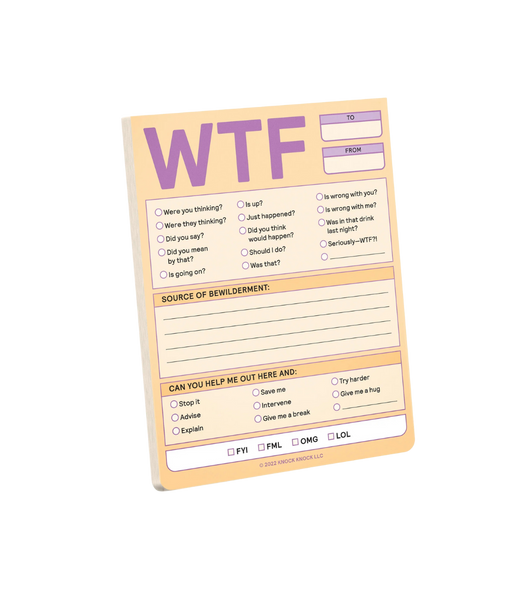 WTF Nifty Note Pad