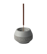 Load image into Gallery viewer, CONCRETE INCENSE HOLDER - OAKEN X CONTURE 10 INCENSE STICKS CONCRETE HOLDER AVAILABLE IN CONSERVATORY
