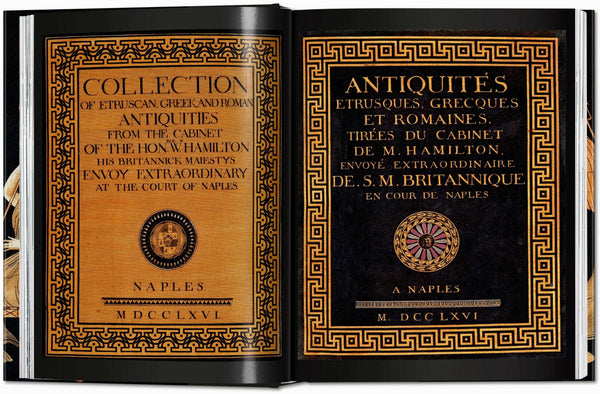 Taschen D HANCARVILLE THE COMPLETE COLLECTION OF ANTIQUITIES FROM THE CABINET OF SIR WILLIAM HAMILTON