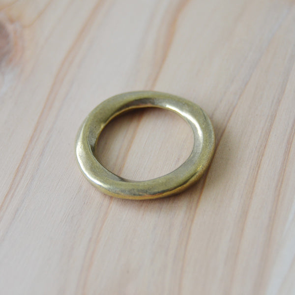 Sand Casted Bandana Ring