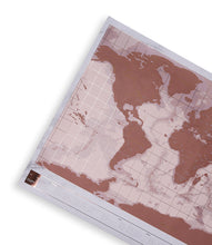 Load image into Gallery viewer, Luckies Scratch Map Rose Gold
