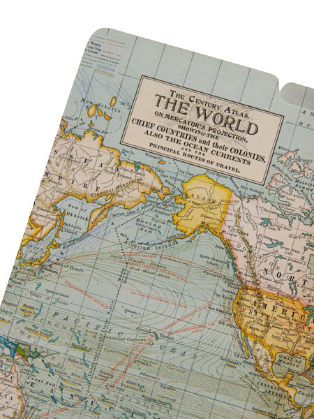 World File Folder World Map File Folders 12 In Set – Art&Science