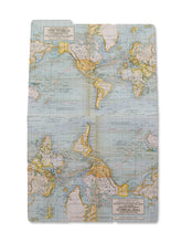 Load image into Gallery viewer, Cavallini World Map File Folders 12 In Set

