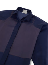 Load image into Gallery viewer, Shopatvelvet Marco Organza Shirt in Navy
