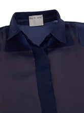 Load image into Gallery viewer, Shopatvelvet Marco Organza Shirt in Navy
