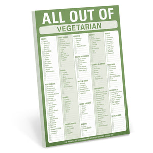 Knock Knock ALL OUT OF (VEGETARIAN) MAGNET