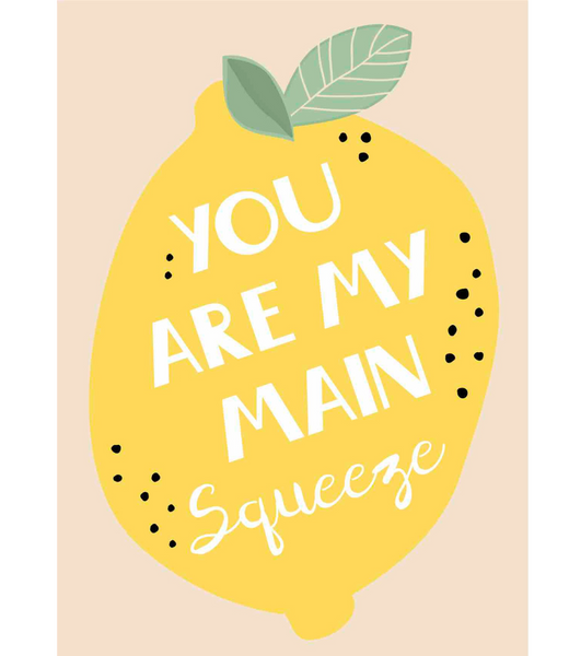 Chlea Paperie GREETING CARD MAIN SQUEEZE