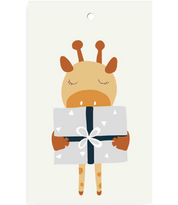 Chlea Paperie GIFT TAG GIRAFFE GIFT