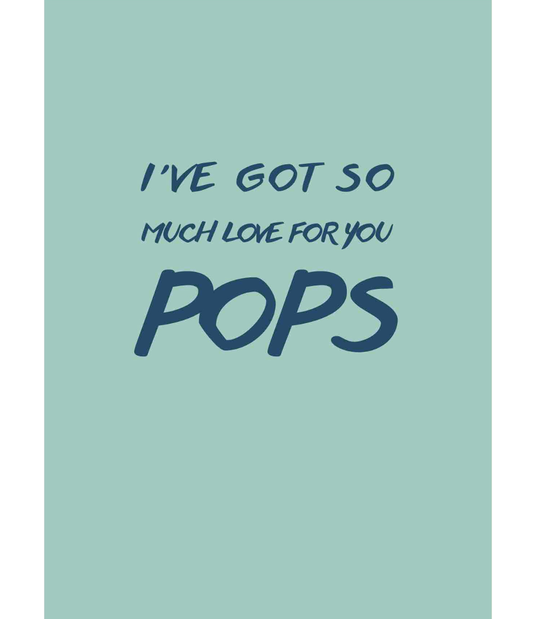 Chlea Paperie GREETING CARD SO MUCH LOVE POPS