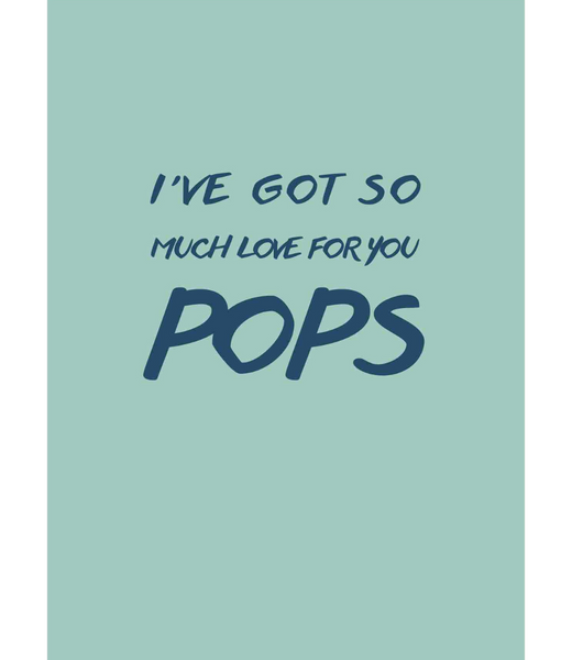 Chlea Paperie GREETING CARD SO MUCH LOVE POPS