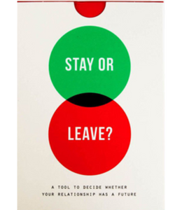School Of Life Stay or Leave Card Game