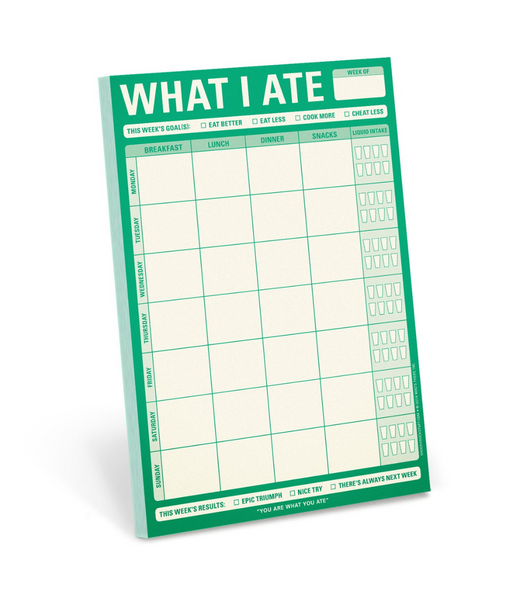 Knock Knock WHAT I ATE (MAGNET) PAPER NOTEPAD