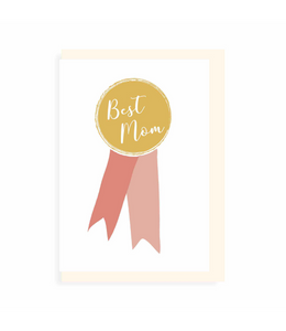 Chlea Paperie GREETING CARD BEST MOM MEDAL