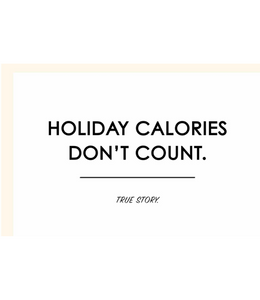 Chlea Paperie GREETING CARD HOLIDAY CALORIES