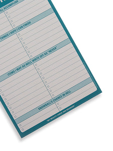 Knock Knock REALITY CHECKLIST PAPER NOTEPAD