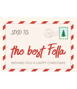Chlea Paperie GREETING CARD SEND TO BEST FELLA