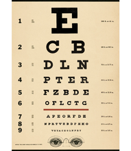 Load image into Gallery viewer, Eye Chart Wrap Sheet 20 X 28

