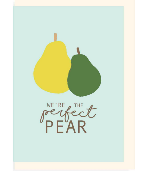 Greeting Card Perfect Pear