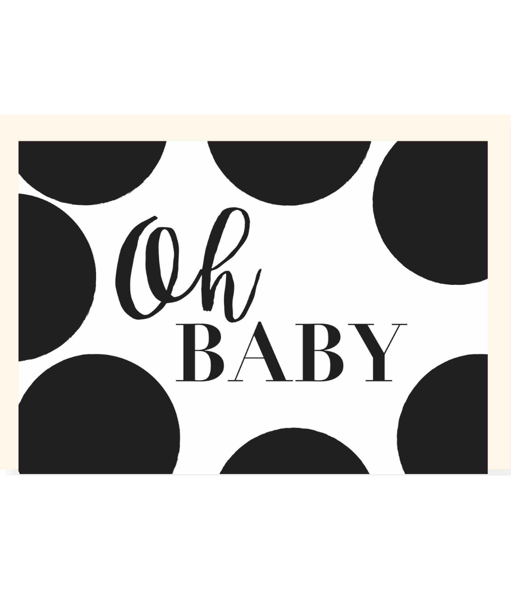 Chlea Paperie GREETING CARD OH BABY BUBBLES