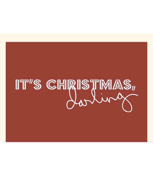 Chlea Paperie GREETING CARD CHRISTMAS DARLING