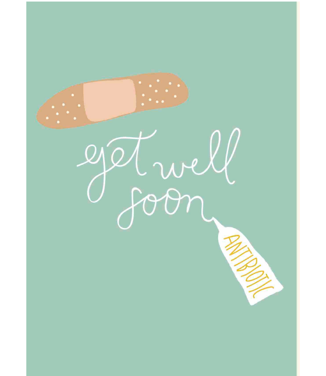 Chlea Paperie GREETING CARD ANTIBIOTIC BANDAGE