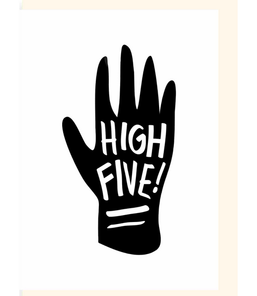 Greeting Card High Five