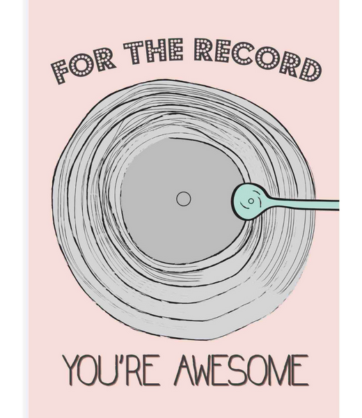Greeting Card For The Record